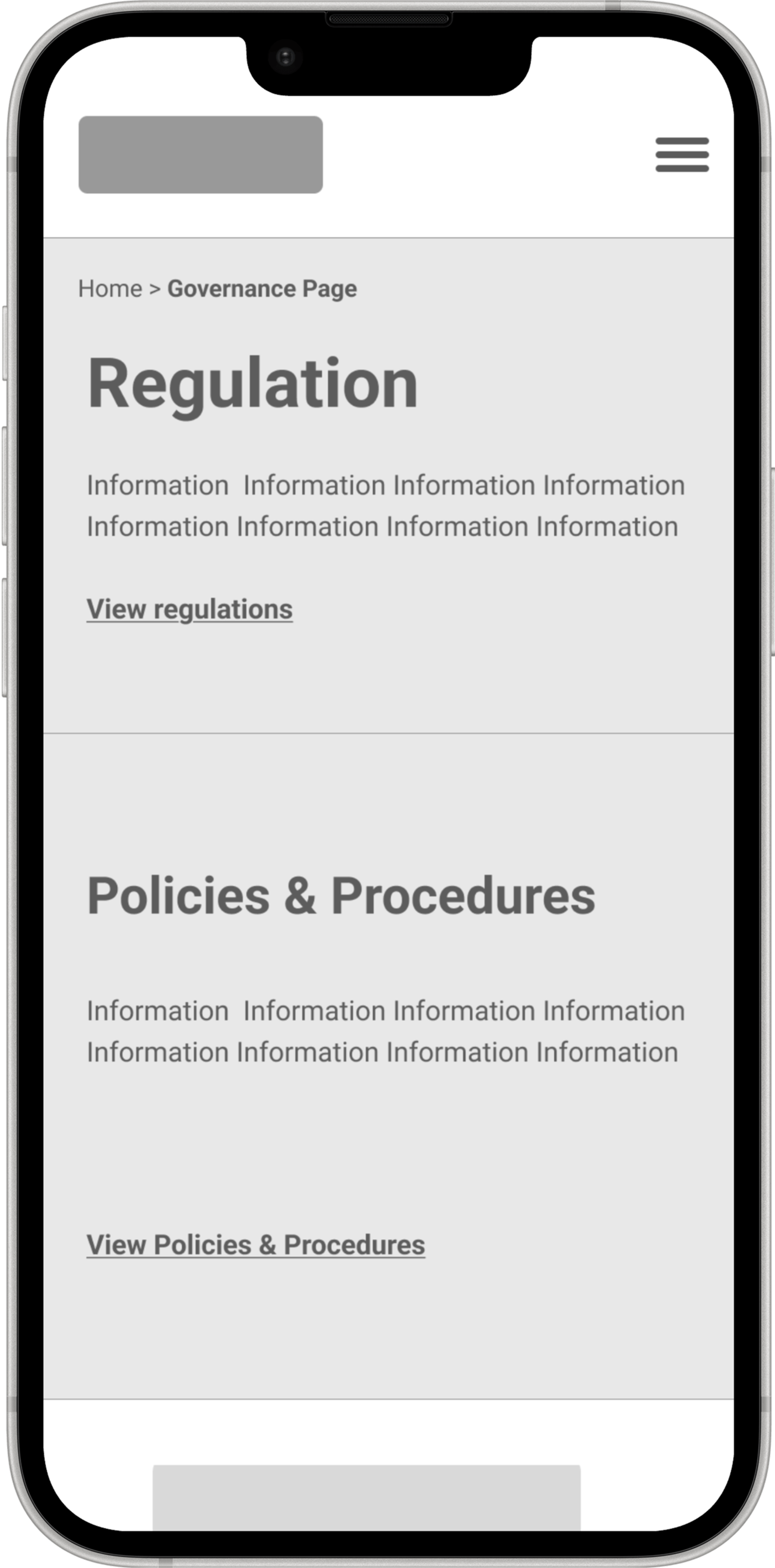 Mobile wireframe — partnerships